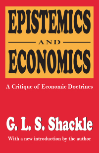 Titelbild: Epistemics and Economics 1st edition 9781138522923