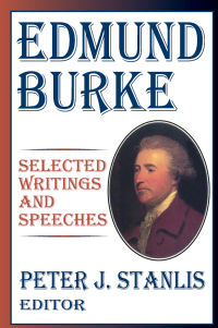 Imagen de portada: Edmund Burke 1st edition 9781412806244