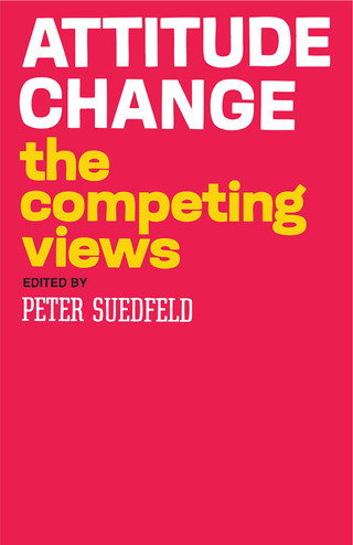Imagen de portada: Attitude Change 1st edition 9780202361727