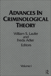 صورة الغلاف: Advances in Criminological Theory 1st edition 9780887381829