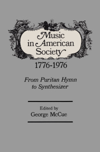 Immagine di copertina: Music in American Society 1st edition 9780878556342