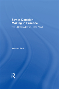 صورة الغلاف: Soviet Decision-Making in Practice 1st edition 9781138514904