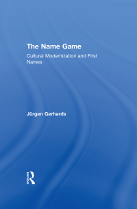 Cover image: The Name Game 1st edition 9781138516427