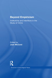 صورة الغلاف: Beyond Empiricism 1st edition 9780765802514