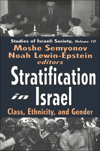 Imagen de portada: Stratification in Israel 1st edition 9780765801999