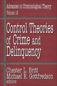 Cover image: Control Theories of Crime and Delinquency 1st edition 9781138508590