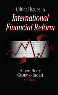 Immagine di copertina: Critical Issues in International Financial Reform 1st edition 9780765801777