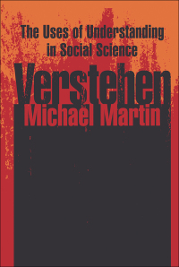 Cover image: Verstehen 1st edition 9780765800039