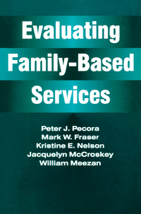 Imagen de portada: Evaluating Family-Based Services 1st edition 9780202360935