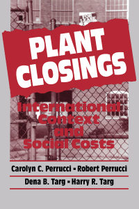 Imagen de portada: Plant Closings 1st edition 9780202303383