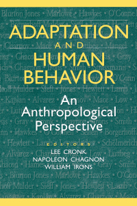 Imagen de portada: Adaptation and Human Behavior 1st edition 9780202020433