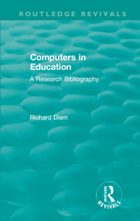 表紙画像: Computers in Education (1988) 1st edition 9781138574243