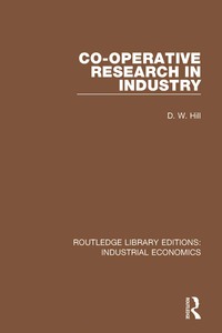 Imagen de portada: Co-operative Research in Industry 1st edition 9781138572553