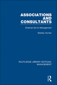 Imagen de portada: Associations and Consultants 1st edition 9781138570542