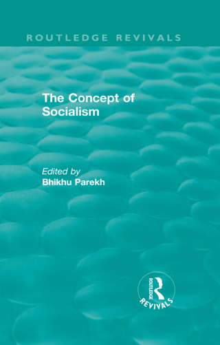 Cover image: Routledge Revivals: The Concept of Socialism (1975) 1st edition 9781138569355