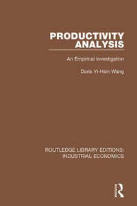 Imagen de portada: Productivity Analysis 1st edition 9781138569331