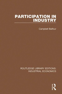 Cover image: Participation in Industry 1st edition 9781138558632