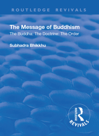 Imagen de portada: Revival: The Message of Buddhism (1926) 1st edition 9781138556065