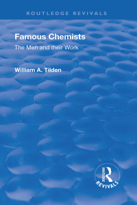 Cover image: Revival: Famous Chemists (1935) 1st edition 9781138558359