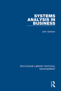 Titelbild: Systems Analysis in Business 1st edition 9781138566620