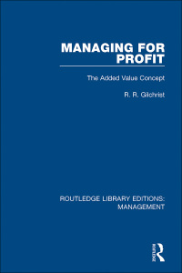 Immagine di copertina: Managing for Profit 1st edition 9781138566392