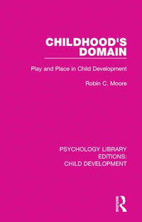 Cover image: Childhood's Domain 1st edition 9781138563711