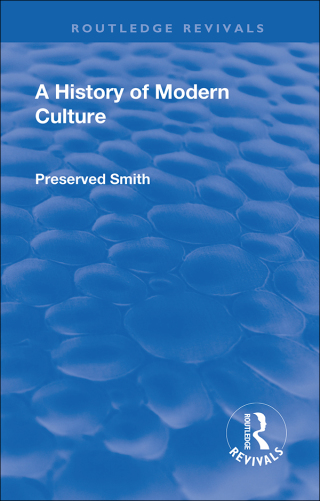 صورة الغلاف: Revival: A History of Modern Culture: Volume I (1930) 1st edition 9781138563353
