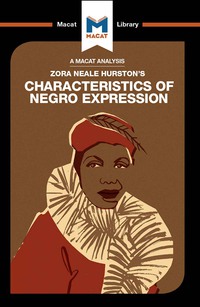Omslagafbeelding: An Analysis of Zora Heale Hurston's Characteristics of Negro Expression 1st edition 9781912302871