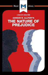 Imagen de portada: An Analysis of Gordon W. Allport's The Nature of Prejudice 1st edition 9781912127627