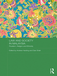 Cover image: Law and Society in Malaysia 1st edition 9781138307568