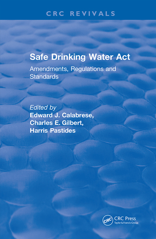 Imagen de portada: Revival: Safe Drinking Water Act (1989) 1st edition 9781138561762