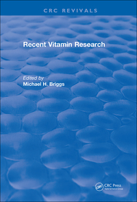 Imagen de portada: Recent Vitamin Research (1984) 1st edition 9781138561663