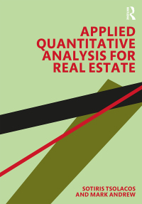 Cover image: Applied Quantitative Analysis for Real Estate 1st edition 9781138561335