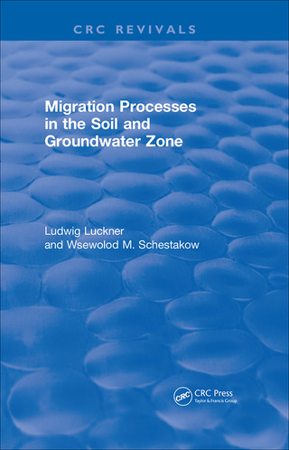 Cover image: Migration Processes in the Soil and Groundwater Zone (1991) 1st edition 9781138560871