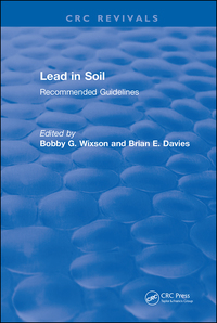 Imagen de portada: Lead in Soil 1st edition 9781138560543