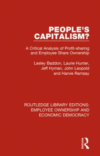 Imagen de portada: People's Capitalism? 1st edition 9781138560215