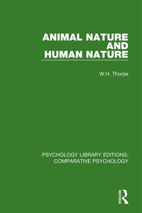 Immagine di copertina: Animal Nature and Human Nature 1st edition 9781138559776