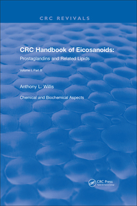 表紙画像: Handbook of Eicosanoids (1987) 1st edition 9781138559486