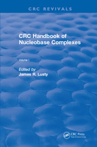 Imagen de portada: CRC Handbook of Nucleobase Complexes 1st edition 9781138558373