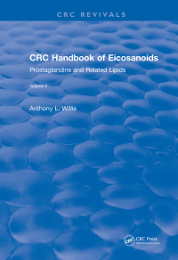 表紙画像: CRC Handbook of Eicosanoids, Volume II 1st edition 9781138105065