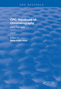 Omslagafbeelding: Revival: CRC Handbook of Chromatography (1988) 1st edition 9781138105041