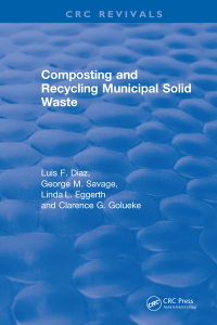 Omslagafbeelding: Composting and Recycling Municipal Solid Waste 1st edition 9780367411787