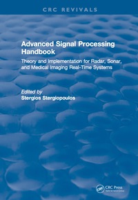 Cover image: Advanced Signal Processing Handbook 1st edition 9781138557482