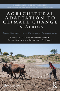 Omslagafbeelding: Agricultural Adaptation to Climate Change in Africa 1st edition 9781138555976