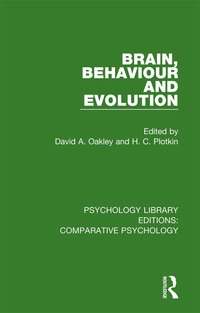 Cover image: Brain, Behaviour and Evolution 1st edition 9781138555365