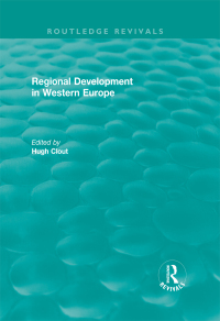 Cover image: Routledge Revivals: Regional Development in Western Europe (1975) 1st edition 9781138555242