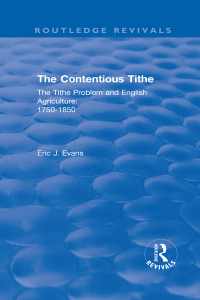 Titelbild: Routledge Revivals: The Contentious Tithe (1976) 1st edition 9781138554917