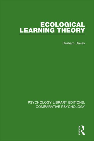 Cover image: Ecological Learning Theory 1st edition 9781138555068