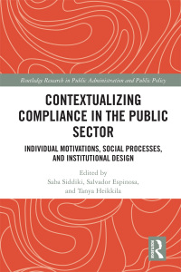 Titelbild: Contextualizing Compliance in the Public Sector 1st edition 9781138552371