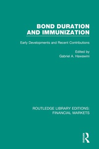 Cover image: Bond Duration and Immunization 1st edition 9781138504363
